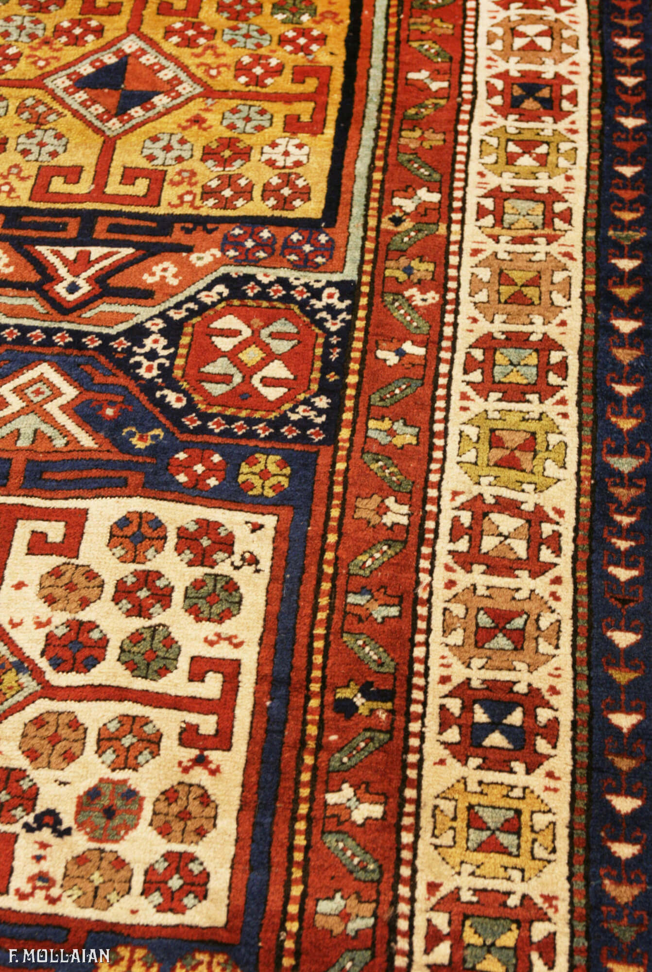 Antique Caucasian Shirvan Rug n°:51636092